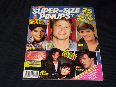 #9 SUPER TEEN SUPER SIZE PINUPS MAGAZINE - ROB LOWE FRONT COVER - E 15293