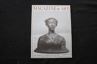 1937 FEBRUARY MAGAZINE OF ART MAGAZINE - DESIDERIO DA SETTIGNANA COVER - E 10225