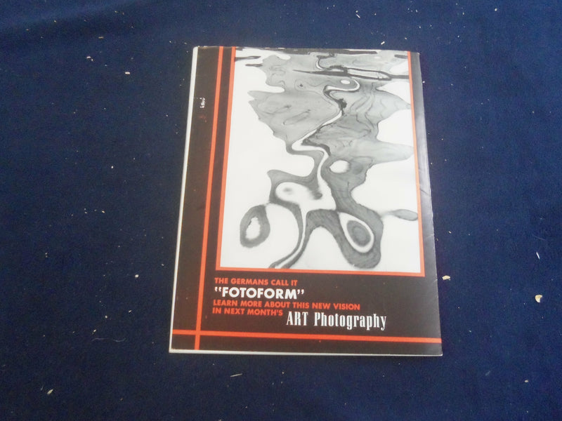 1954 MARCH ART PHOTOGRAPHY MAGAZINE - NICE PHOTOGRAPHS & STORIES - SP 7491Q
