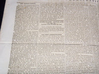 1852 DECEMBER 23 DEMOCRATIC ADVOCATE NEWSPAPER - PRES. PIERCE - MAINE - NP 2152K