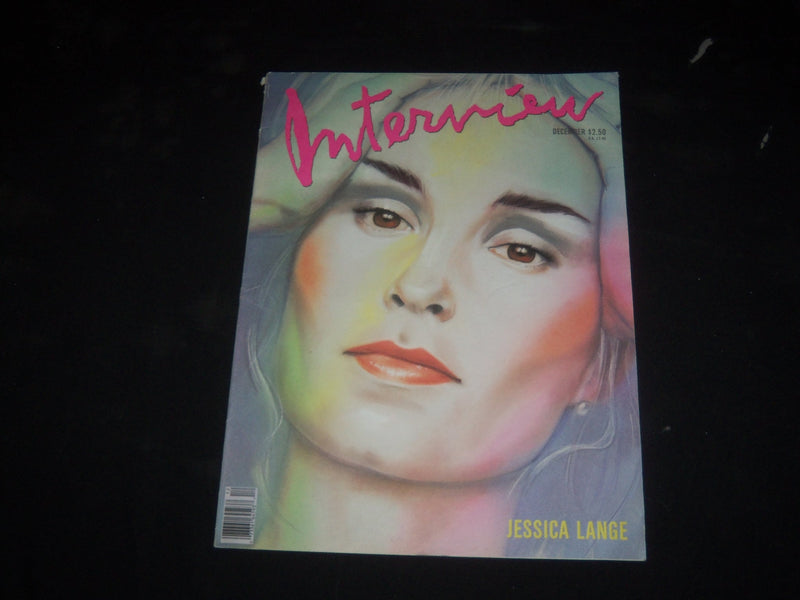 1989 DECEMBER INTERVIEW MAGAZINE - JESSICA LANGE COVER - SP 3250