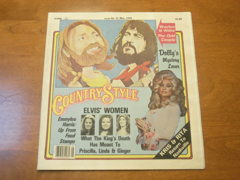 1978 MAY COUNTRY STYLE NEWSPAPER -WHAT ELVIS' DEATH MEANT TO HIS WOMEN -NP 4766