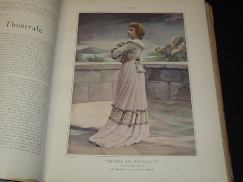 1901 JANUARY-JUNE LE THEATRE MAGAZINE BOUND VOLUME - 12 ISSUES - KD 2657D