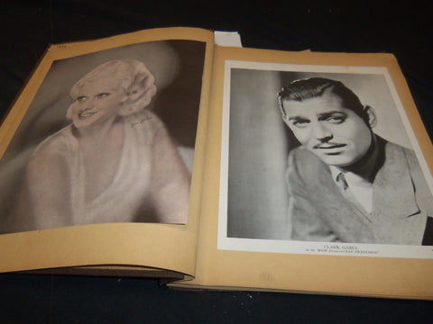 1930'S HOLLYWOOD STARS SCRAPBOOK - TEMPLE - HARLOW - 39A