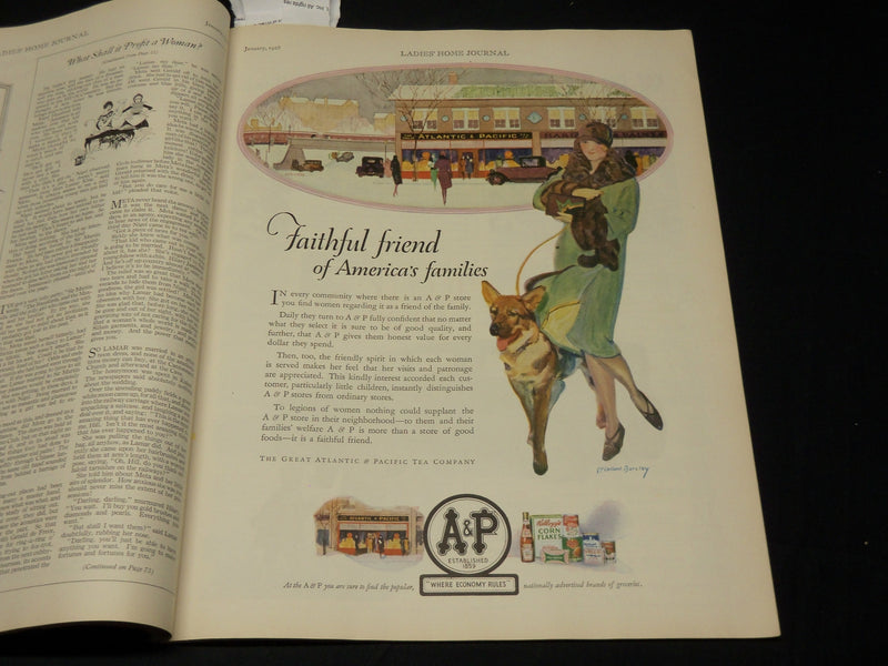 1928 JANUARY LADIES HOME JOURNAL MAGAZINE - KEWPIEVILLE - NICE ADS - F 361
