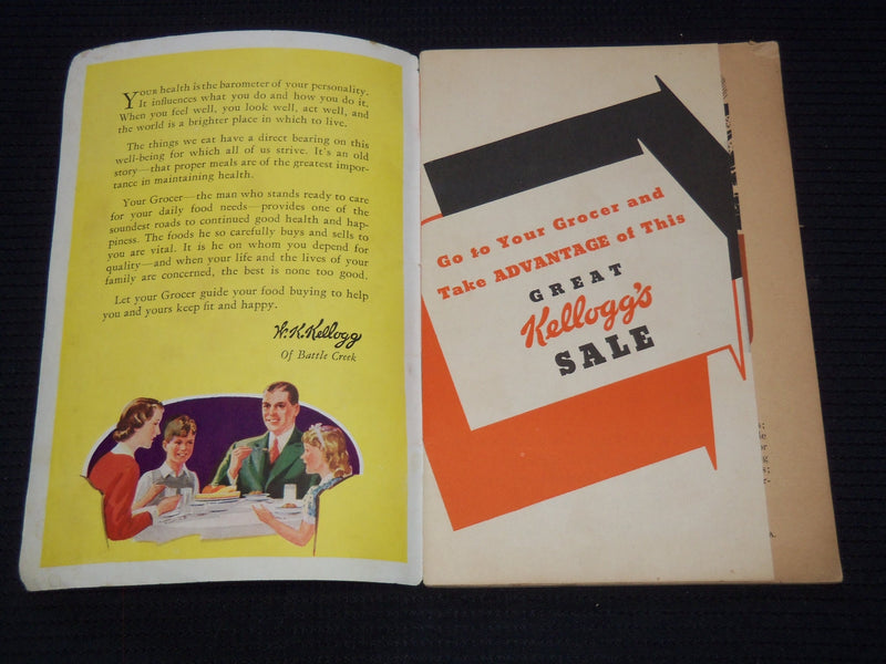 1938 THE HOUSEWIFE'S ALMANAC A BOOK FOR HOMEMAKERS - J 7562