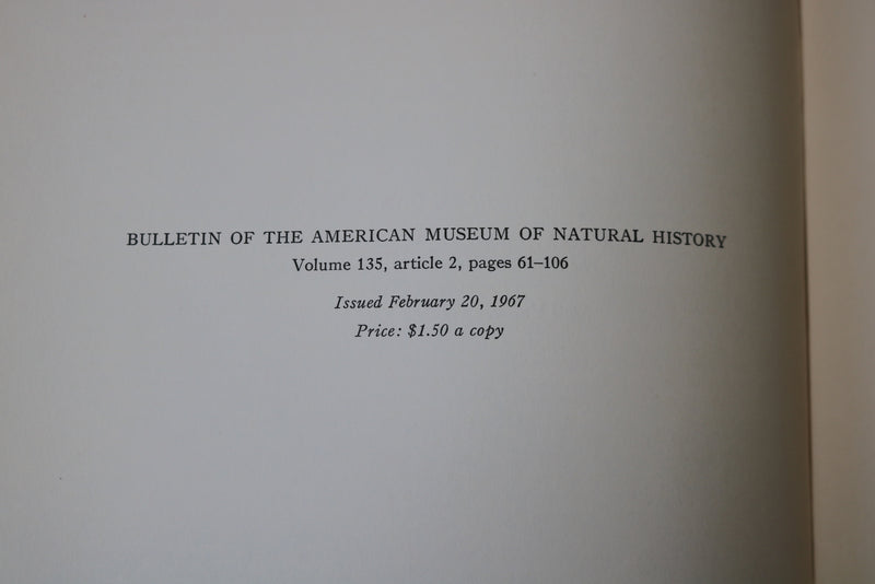 1967 A CHECK LIST OF RECENT AMPHISBAENIANS SOFTCOVER BOOK BY CARL GANS - K 955