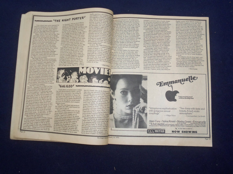 1976 MARCH 12 BUGLE AMERICAN MAGAZINE - WOMEN & MUSIC - J 9445