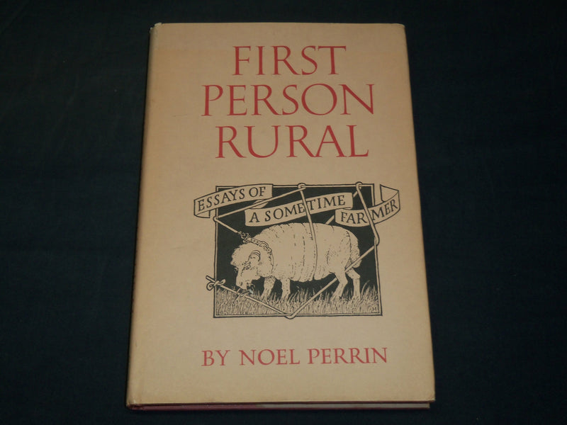 1979 FIRST PERSON RURAL HARDCOVER BOOK BY NOEL PERRIN - KD 2755U