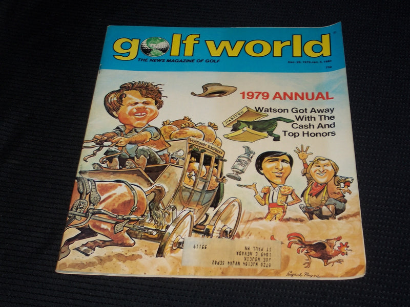 1979 DECEMBER 28 GOLF WORLD MAGAZINE - TOM WATSON FRONT COVER - E 6660