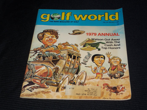 1979 DECEMBER 28 GOLF WORLD MAGAZINE - TOM WATSON FRONT COVER - E 6660