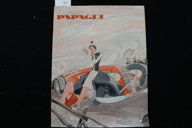1938 APRIL DER PAPAGEI PROGRAMM ZEITSCHRIFT PROGRAM - GERMAN - K 2280