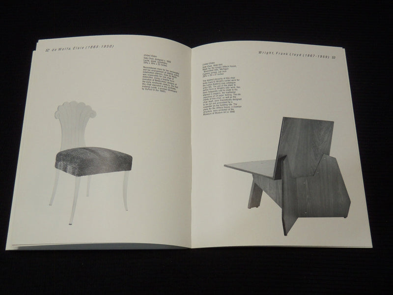 1984 MACKINTOSH TO MOLLINO - CHAIR DESIGN BOOK BY DEREK OSTERGARD - K 2156