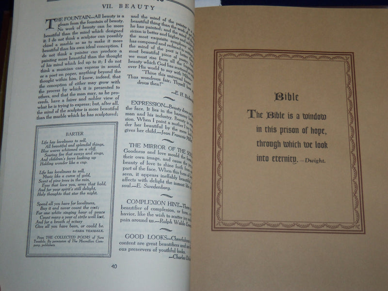 1964 LEAVES OF GOLD AN ANTHOLOGY BOOK BY CLYDE LYTLE - PRAYERS - KD 1378I