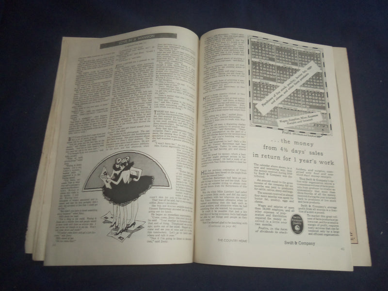 1930 COUNTRY HOME MAGAZINE - THE GREATEST SHO ON EARTH - B 4164M