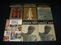 1963-1975 PRAEGER WORLD OF ART SOFTCOVER BOOK LOT OF 10 - KD 3409Q