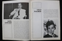 1966 QUEEN'S THEATRE PROGRAMS - NOEL COWARD - LILLI PALMER - LOT OF 2 - K 2379
