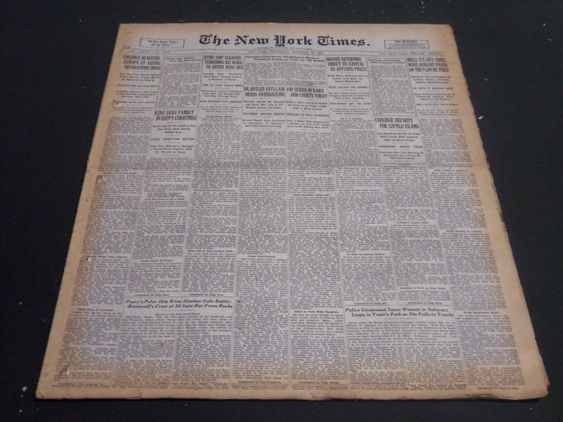 1928 DECEMBER 26 NEW YORK TIMES - BYRD SHIP ENTERS THE ROSS SEA - NT 6819