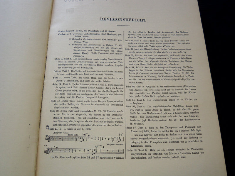 1914-1916 FRANZ LISZTS MUSIKALISCHE WERKE BOUND VOLUME LOT OF 2 - KD 1870C