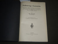 1929 FAHRZEUG-GETRIEBE BY MAX SUBERKRUB GERMAN BOOK - KD 4399