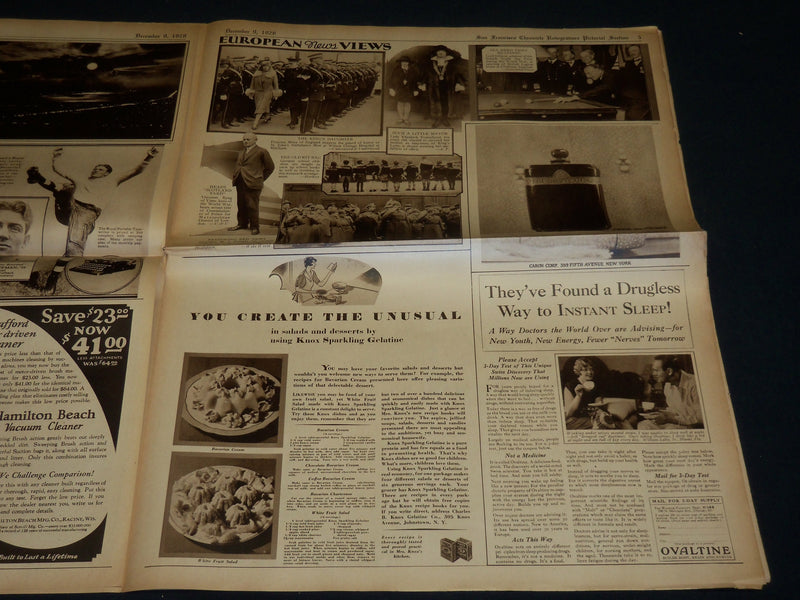 1928 DECEMBER 9 SAN FRANCISCO CHRONICLE ROTO SECTION - EVELYN BRENT - NP 5102