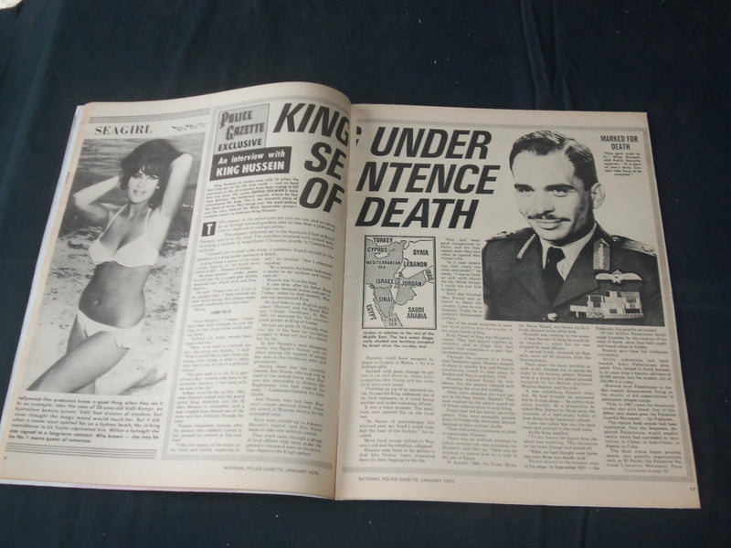 1973 JANUARY THE NATIONAL POLICE GAZETTE MAGAZINE - DEAN MARTIN - B 5784