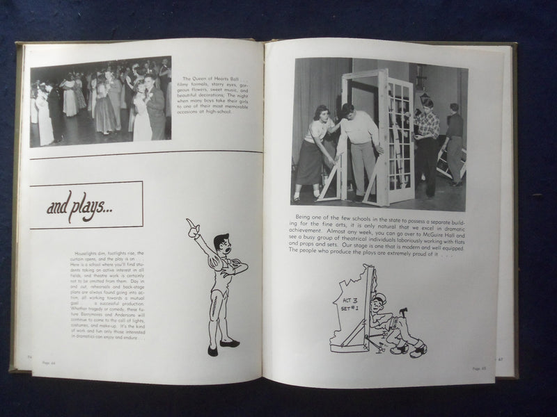 1951 PIERIAN RICHMOND HIGH SCHOOL YEARBOOK - RICHMOND, INDIANA - YB 1926N