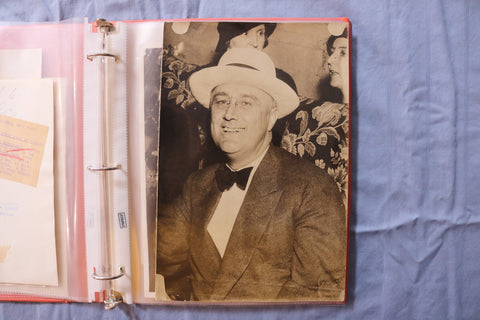 FRANKLIN D. ROOSEVELT ORIGINAL NEWS PHOTOS ALBUM - 26 PHOTOS - #3