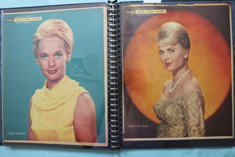 MOVIE STAR MAGAZINE PHOTO ALBUM- DAVID JANSSEN-MARTHA HYER-CHARLTON HESTON - #30