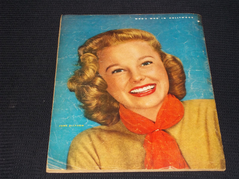 1949 WHO'S WHO IN HOLLYWOOD MAGAZINE - ESTHER WILLIAMS FRONT COVER - E 13682