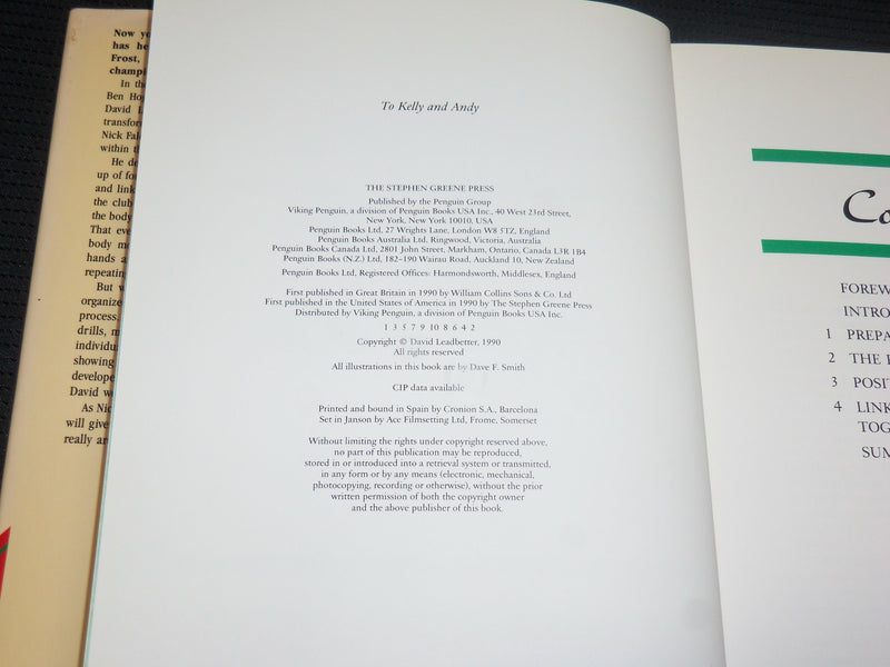 1990 THE GOLF SWING HARDCOVER BOOK BY DAVID LEADBETTER - R 710O