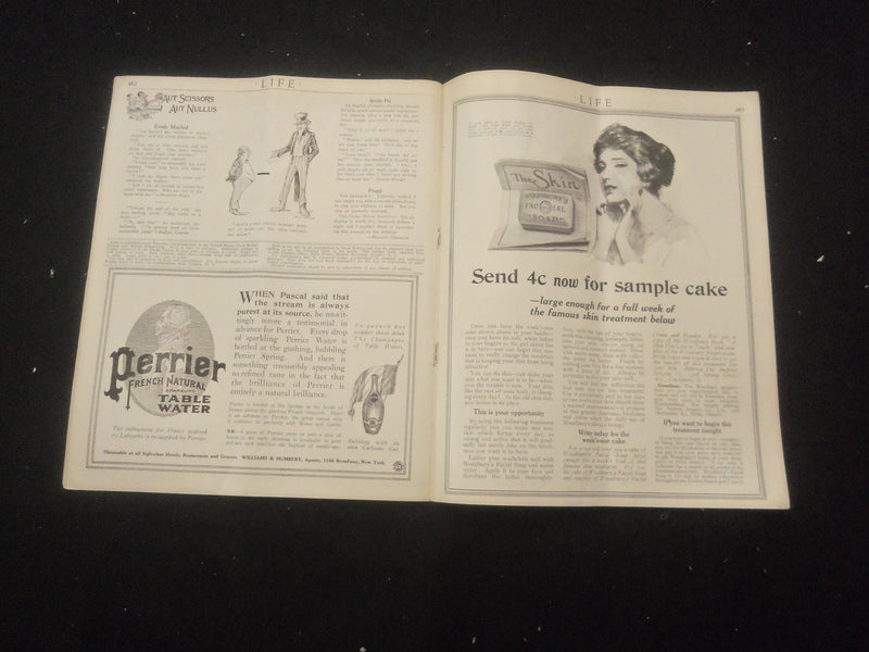 1915 SEPTEMBER 9 LIFE MAGAZINE - OVERHEAD EXPENSE - L 761X