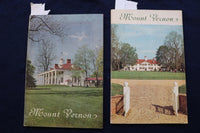 1953 & 1967 MOUNT VERNON - AN ILLUSTRATED HANDBOOK -SOFTCOVER - LOT OF 2- K 1343