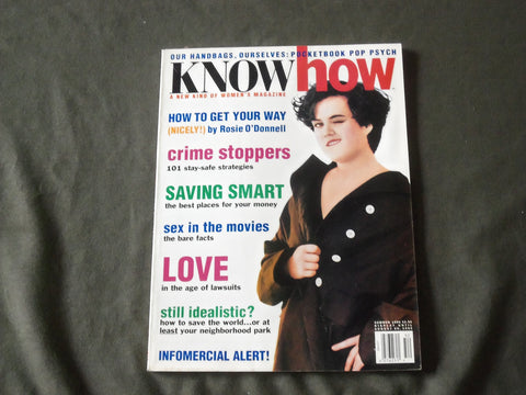 1995 SUMMER KNOW HOW MAGAZINE - ROSIE O'DONNELL COVER - B 802