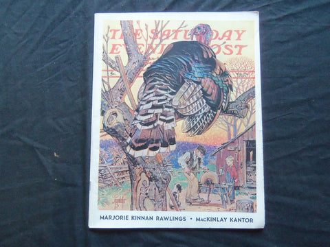 1939 NOVEMBER 25 THE SATURDAY EVENING POST MAGAZINE - ILLUSTRATED COVER- SP 1806