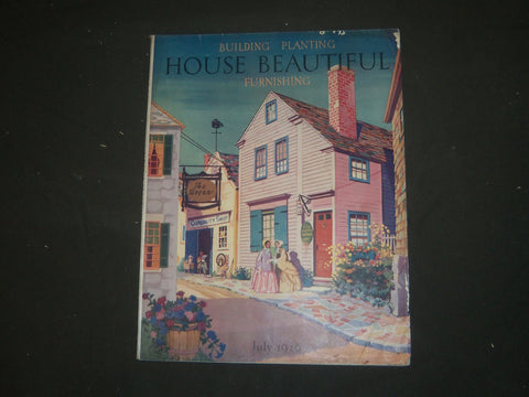 1926 JULY THE HOUSE BEAUTIFUL MAGAZINE - GREAT PHOTOS & ADS - ST 601