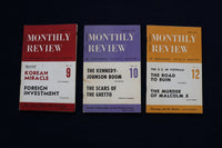 1965 MONTHLY REVIEW, AN INDEPENDENT SOCIALIST MAGAZINE - LOT OF 7 - O 3608