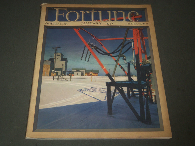 1941 JANUARY FORTUNE MAGAZINE - GREAT COVER & ADS - F 110
