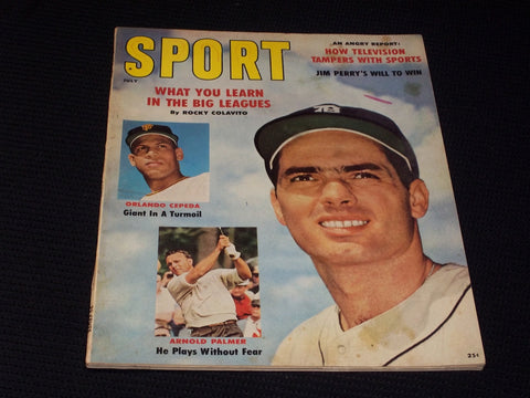 1961 JULY SPORT MAGAZINE - ARNOLD PALMER COVER - E 209