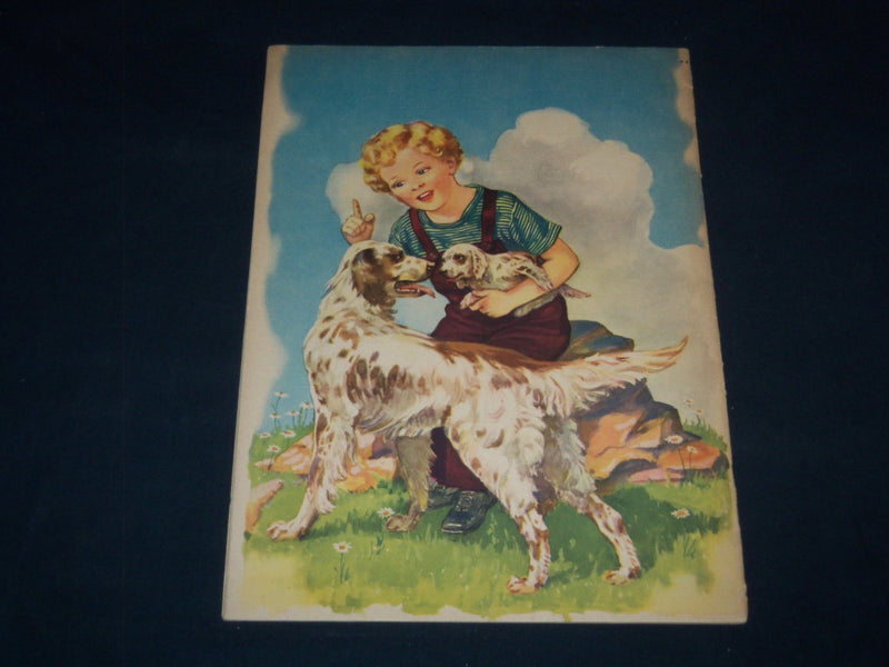 1945 FARM FRIENDS STORY BOOK - SOFTCOVER - NICE ILLUSTRATIONS - J 9268