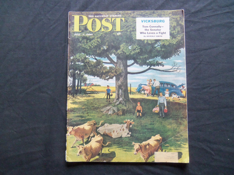 1950 JULY 1 THE SATURDAY EVENING POST MAGAZINE - ILLUSTRATED COVER - SP 1831