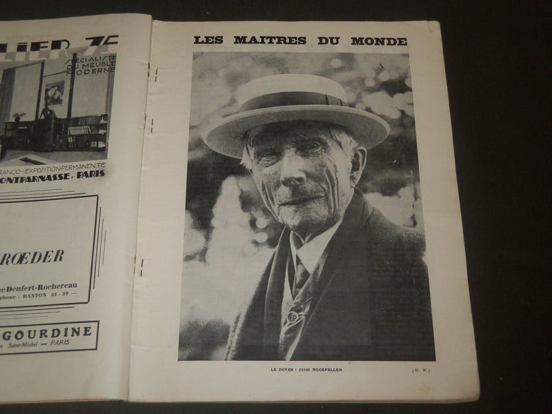 1932 MARCH LE CRAPOUILLOT FRENCH MAGAZINE - LES MAITRES DU MONDE - J 2164