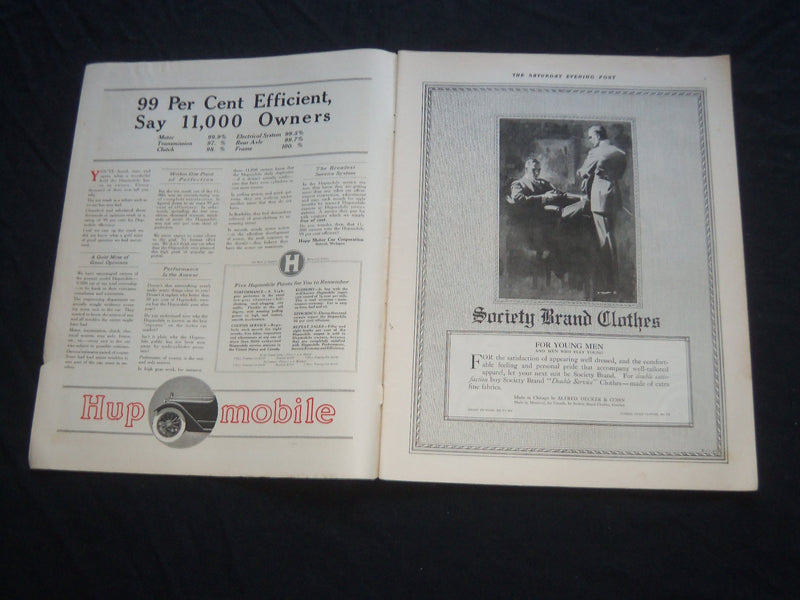 1916 AUGUST 12 THE SATURDAY EVENING POST MAGAZINE - ILLUSTRATED COVER - SP 739