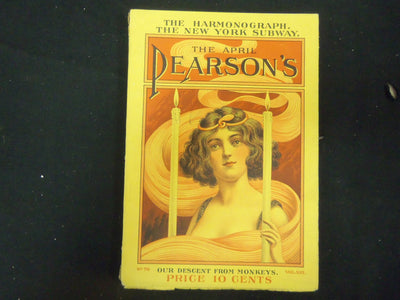 1902 APRIL PEARSON'S MAGAZINE - NICE STORIES, ADS & ILLUSTRATIONS - ST 2997
