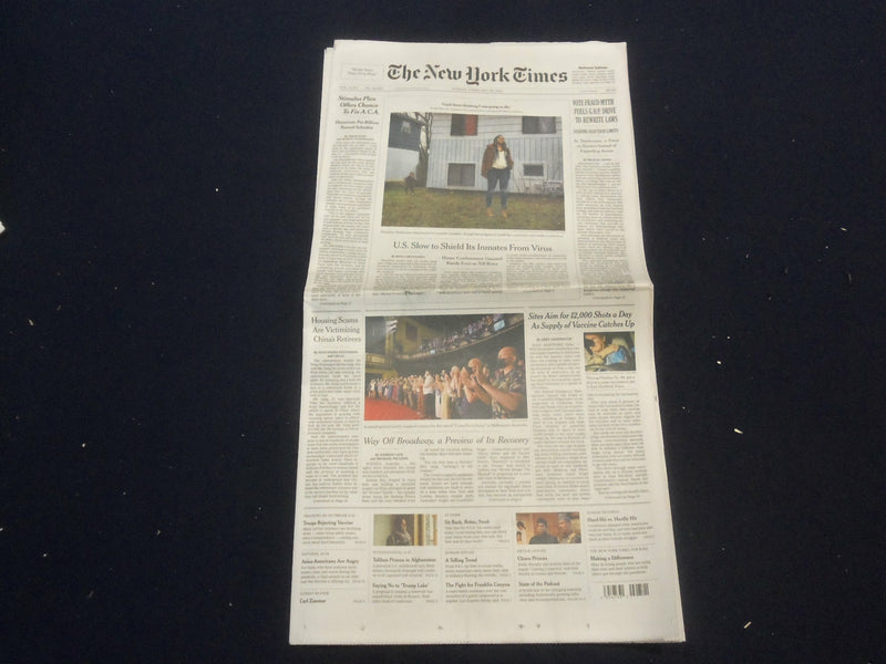 2021 FEBRUARY 28 NEW YORK TIMES- VOTE FRAUD MYTH FUELS GOP DRIVE TO REWRITE LAWS