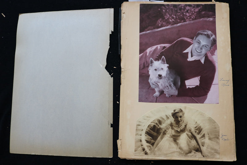 1930'S HOLLYWOOD SCRAPBOOK - JEAN HARLOW - GARY COOPER - E 24949