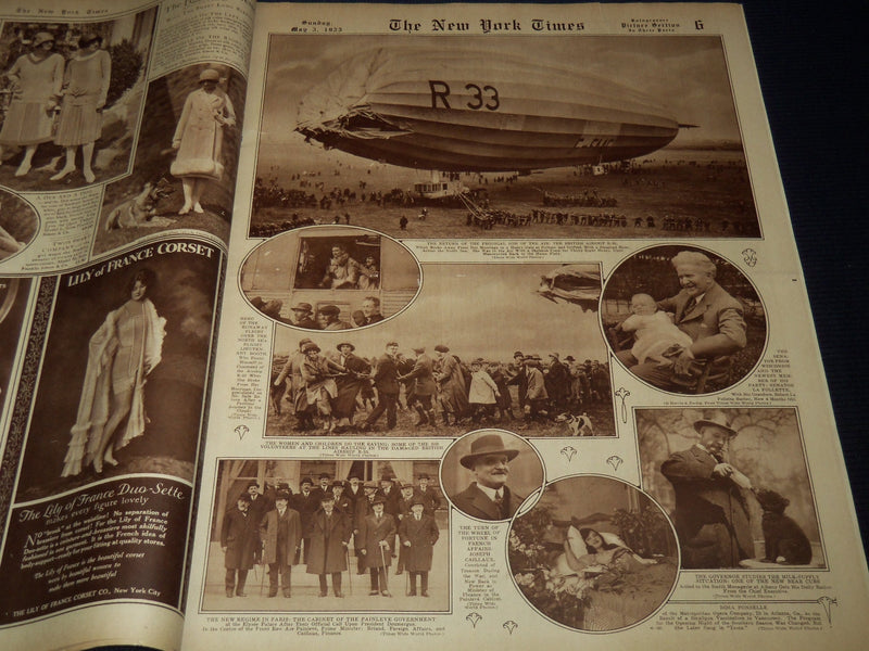 1925 MAY 3 NEW YORK TIMES PICTURE SECTION - AVER-HEIFETZ - NICE PHOTOS - NT 9494