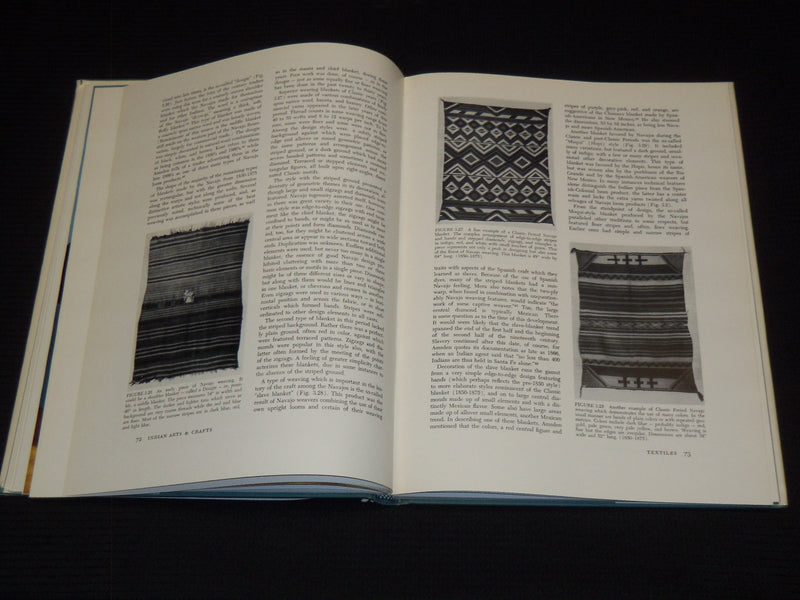 1968 SOUTHWEST INDIAN CRAFT ARTS HARDCOVER BOOK BY CLARA LEE TANNER - R 736A