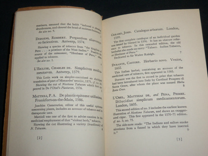 1938 GEORGE ARENTS JR. TOBACCO BOOKS & MANUSCRIPTS COLLECTION - J 6751