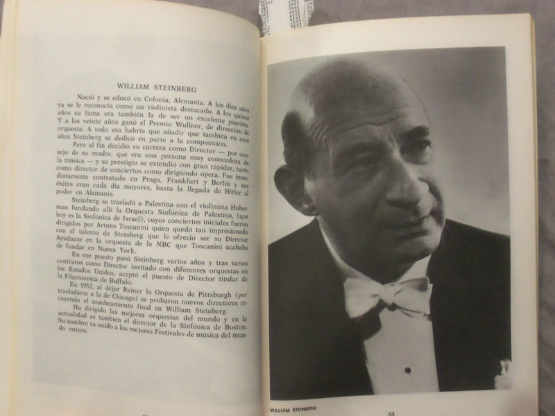1969 FESTIVAL CASALS SOFTCOVER BOOK - SAN JUAN DE PUERTO RICO - SPANISH - K 284